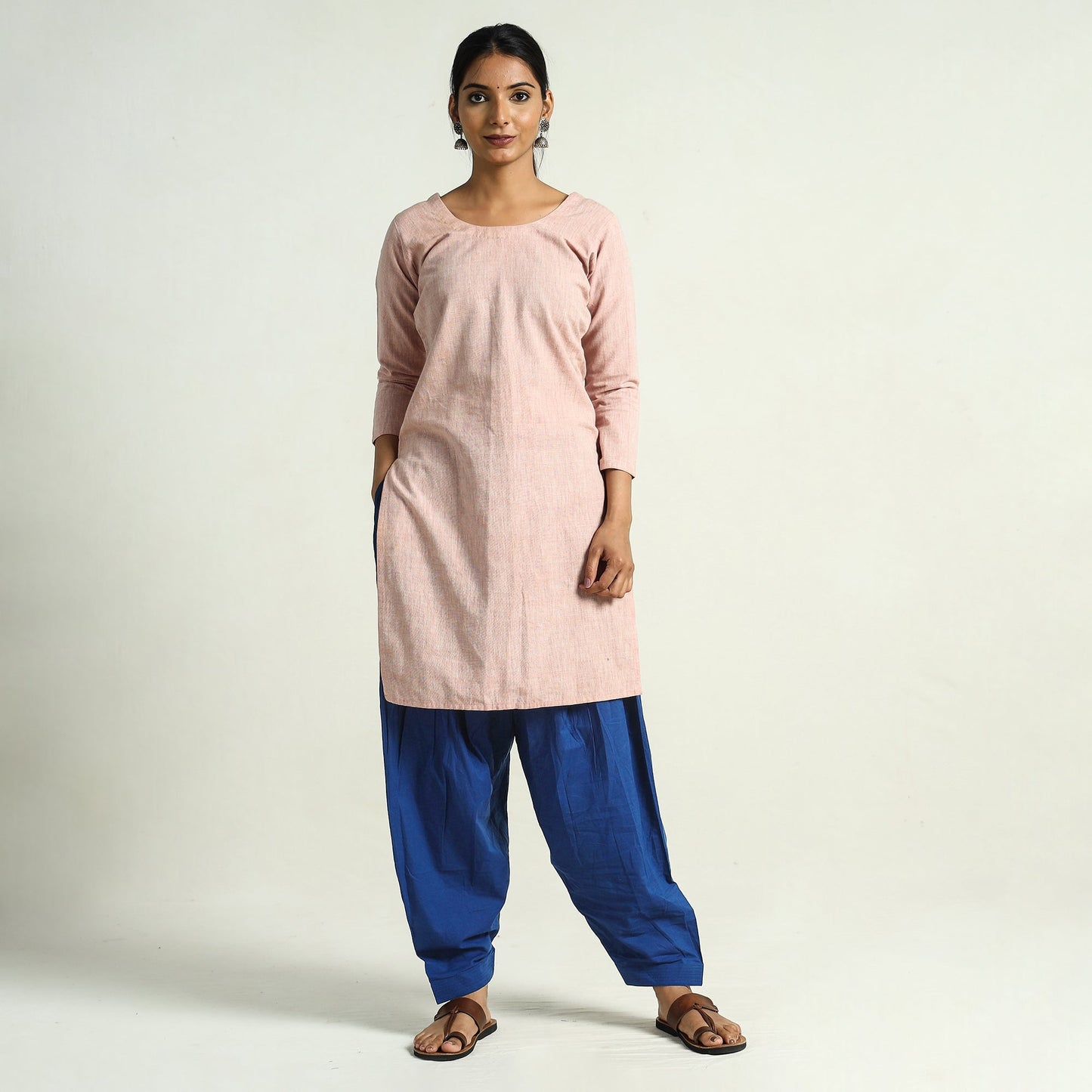 Buy Plain Cotton Women Salwar