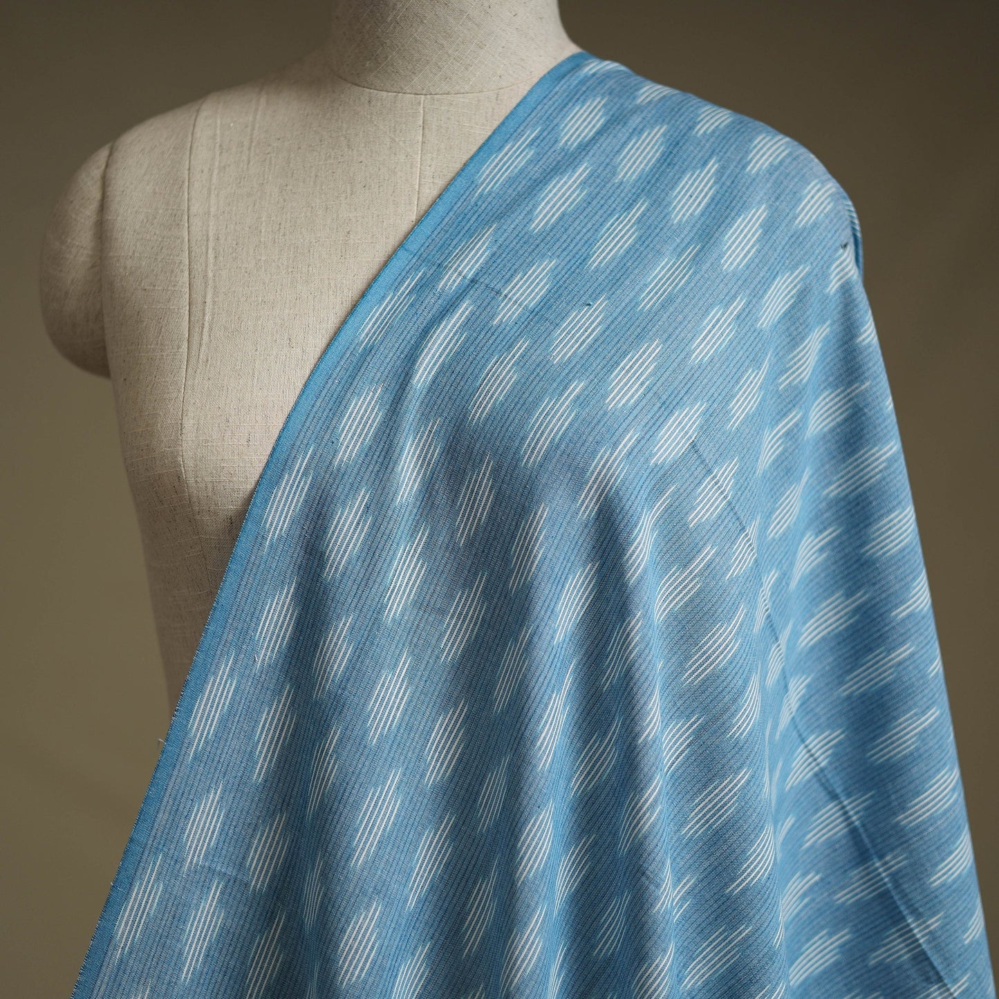 Pochampally ikat cotton fabric 03 - handcrafted