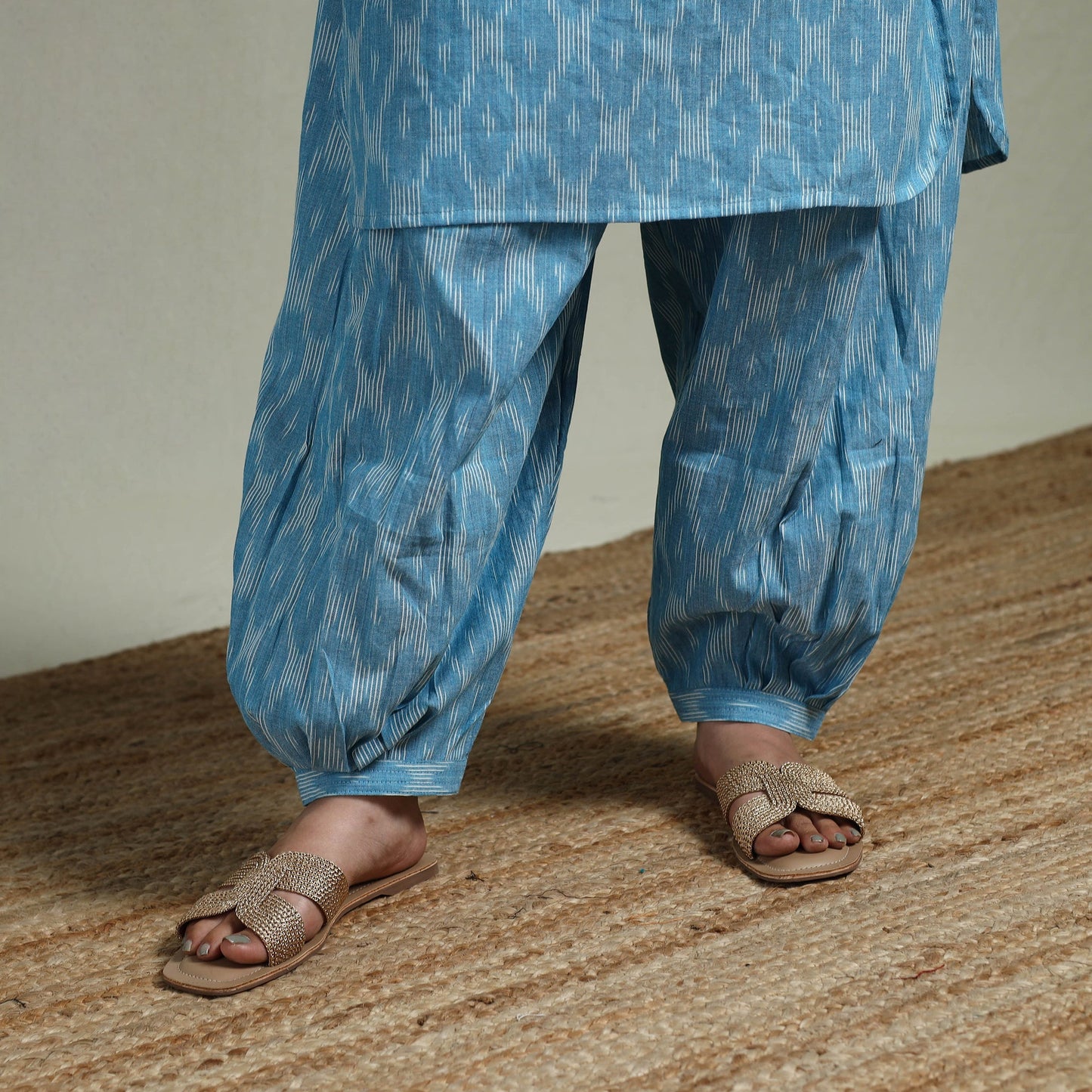 Pochampally ikat cotton co-ord set for women 13