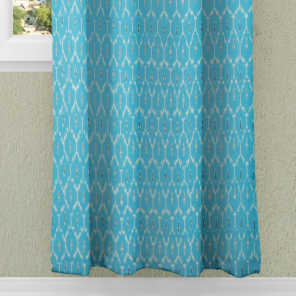 Pochampally Ikat Pure Cotton Fabric Door Curtain