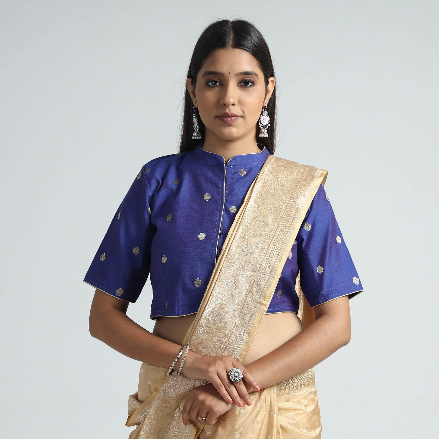 Silk Stitched Blouse