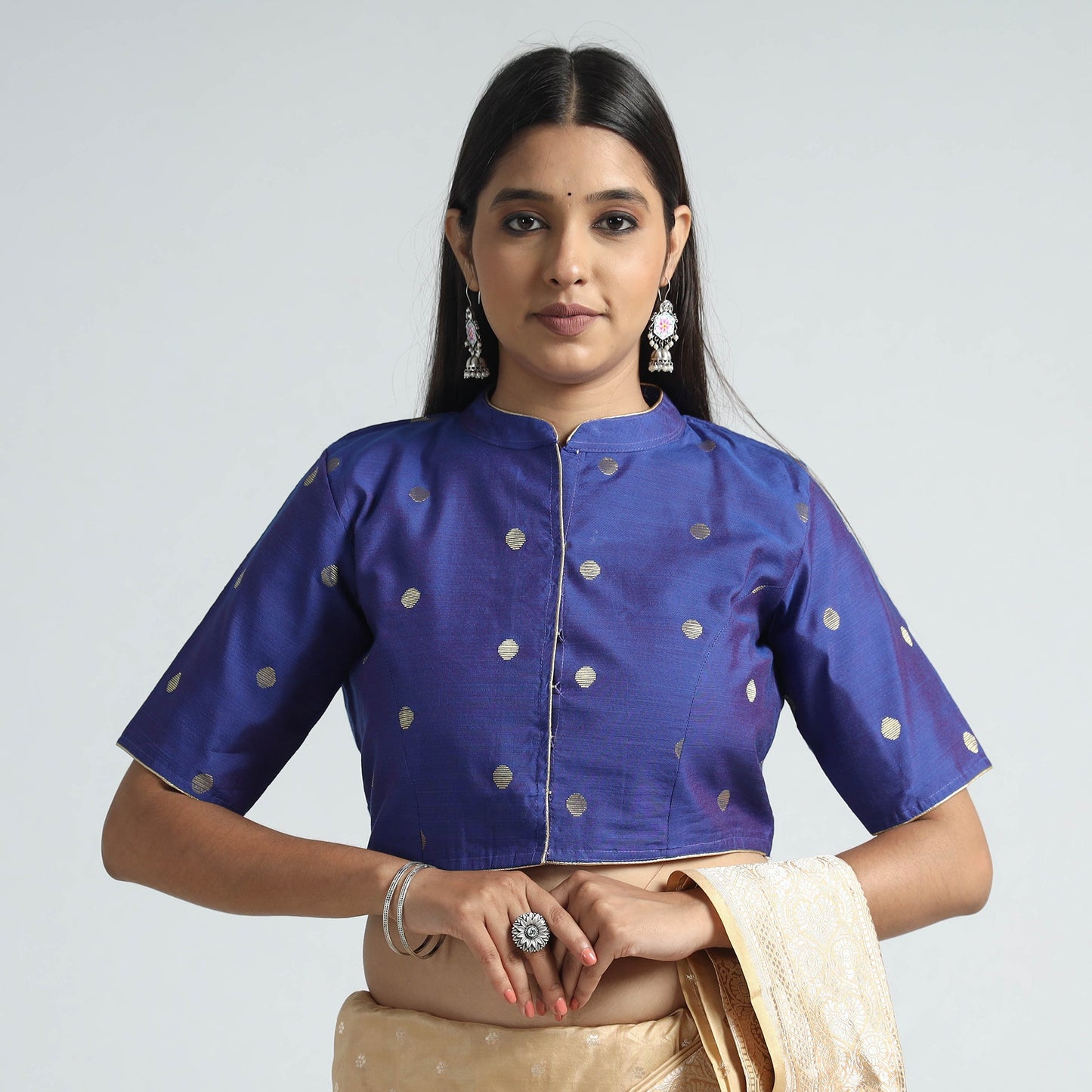 Silk Stitched Blouse
