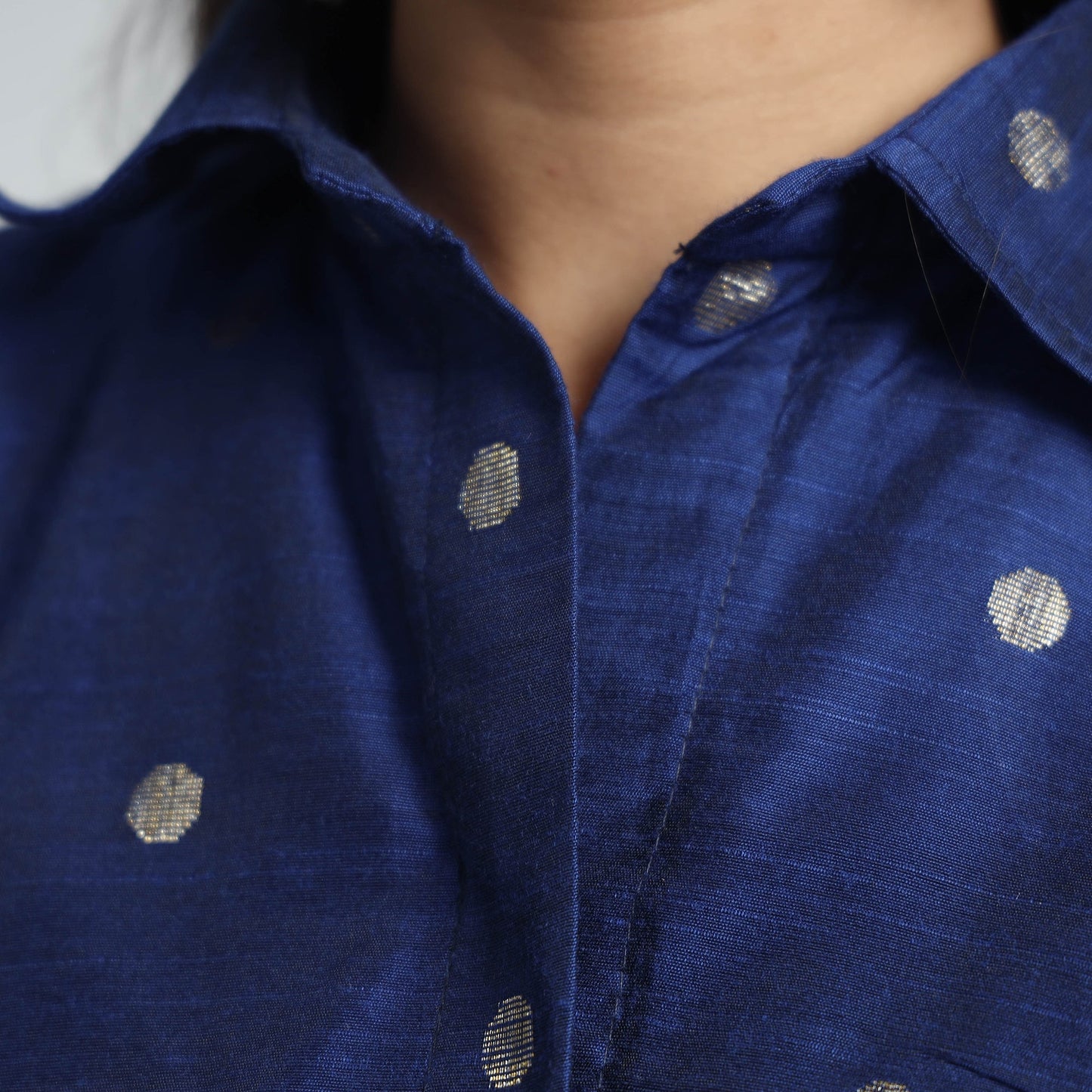 Silk Stitched Blouse
