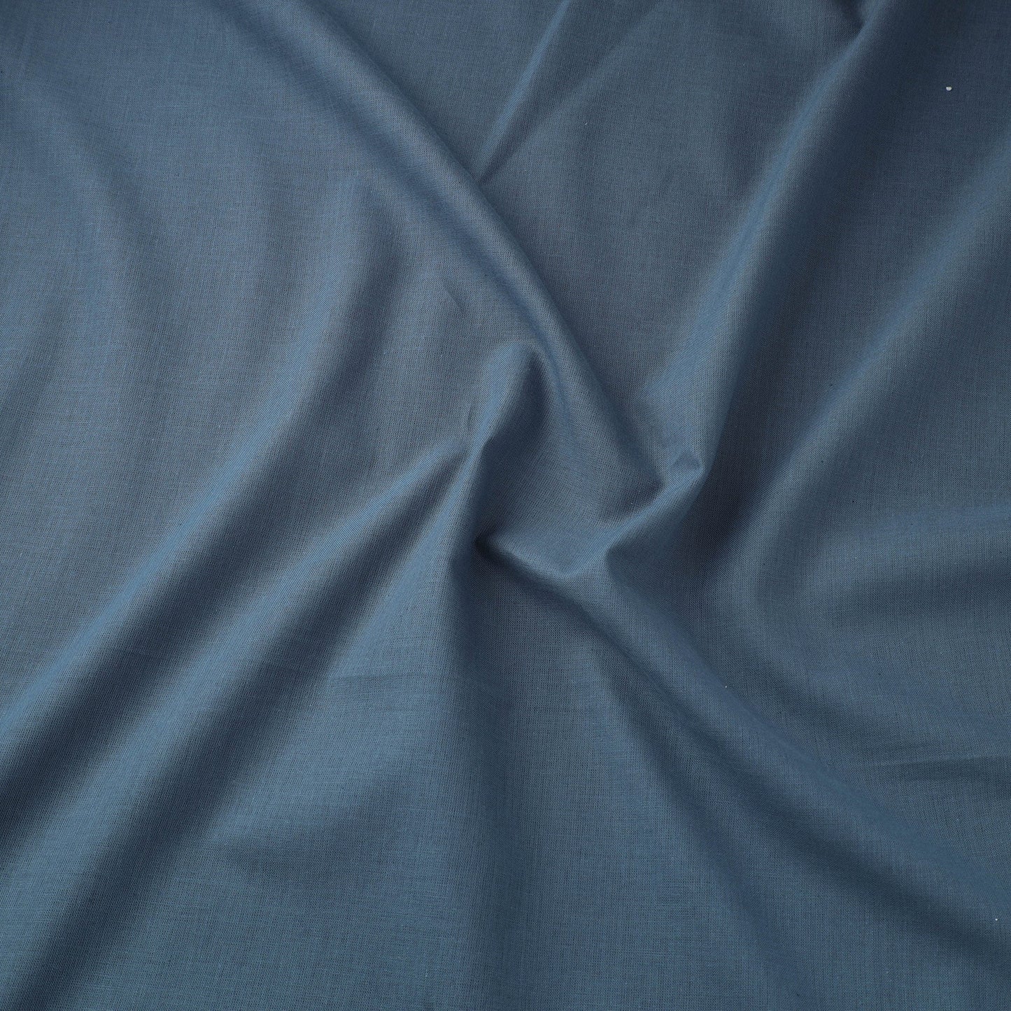 Blue Prewashed Cotton Plain Fabric