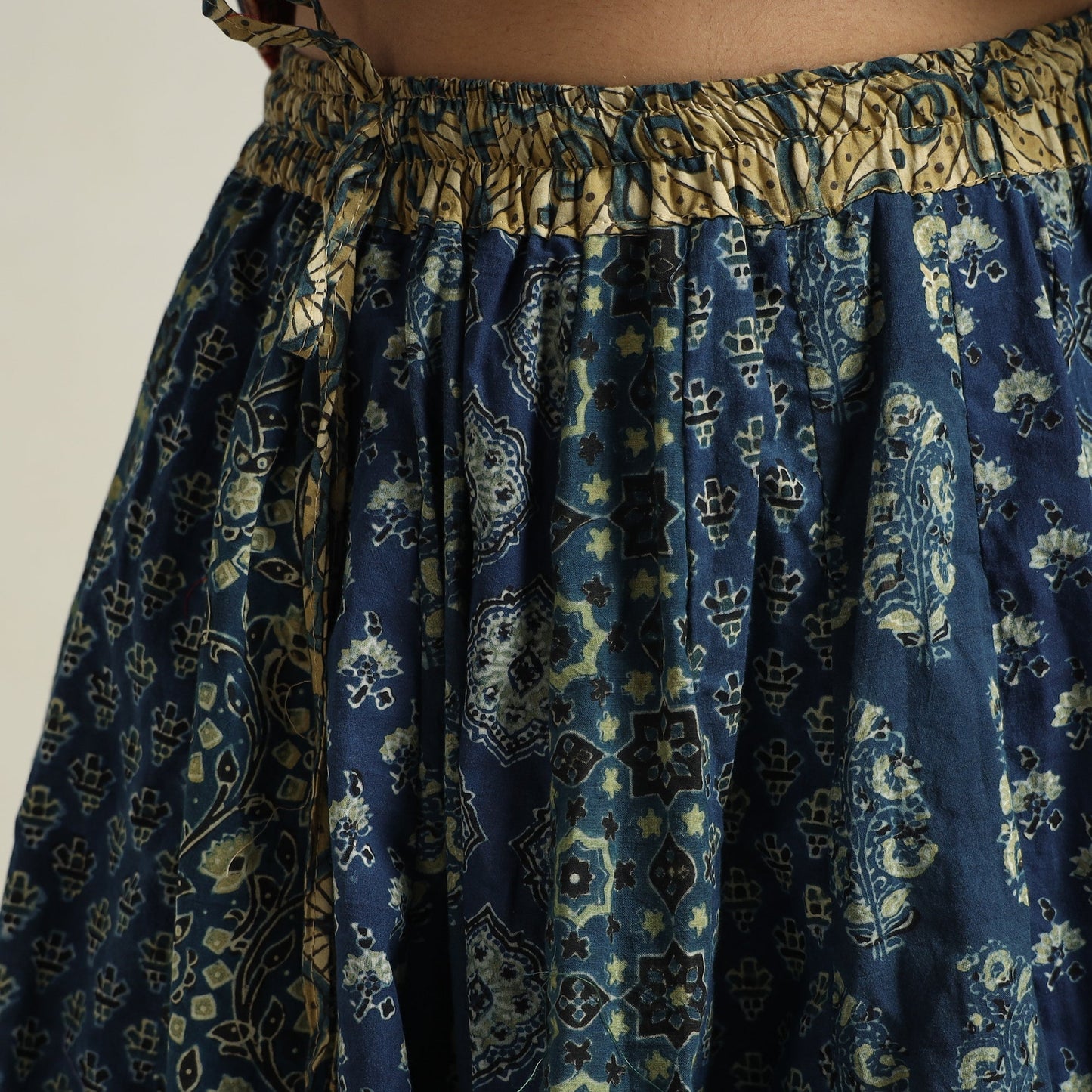 Ajrakh Patchwork Skirt