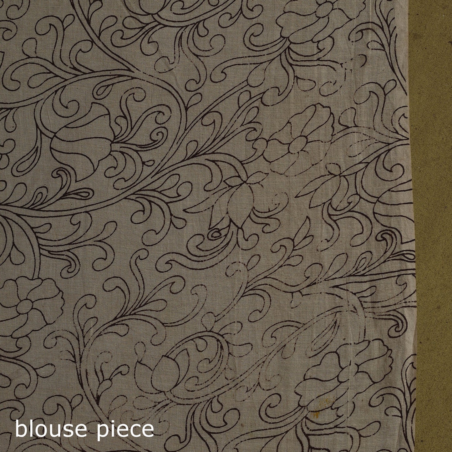 Printed cotton nellore kalamkari saree 40 - handcrafted