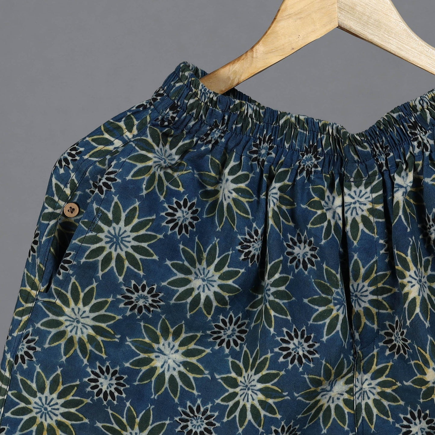 Ajrakh Block Printed Cotton Unisex Boxer/Shorts