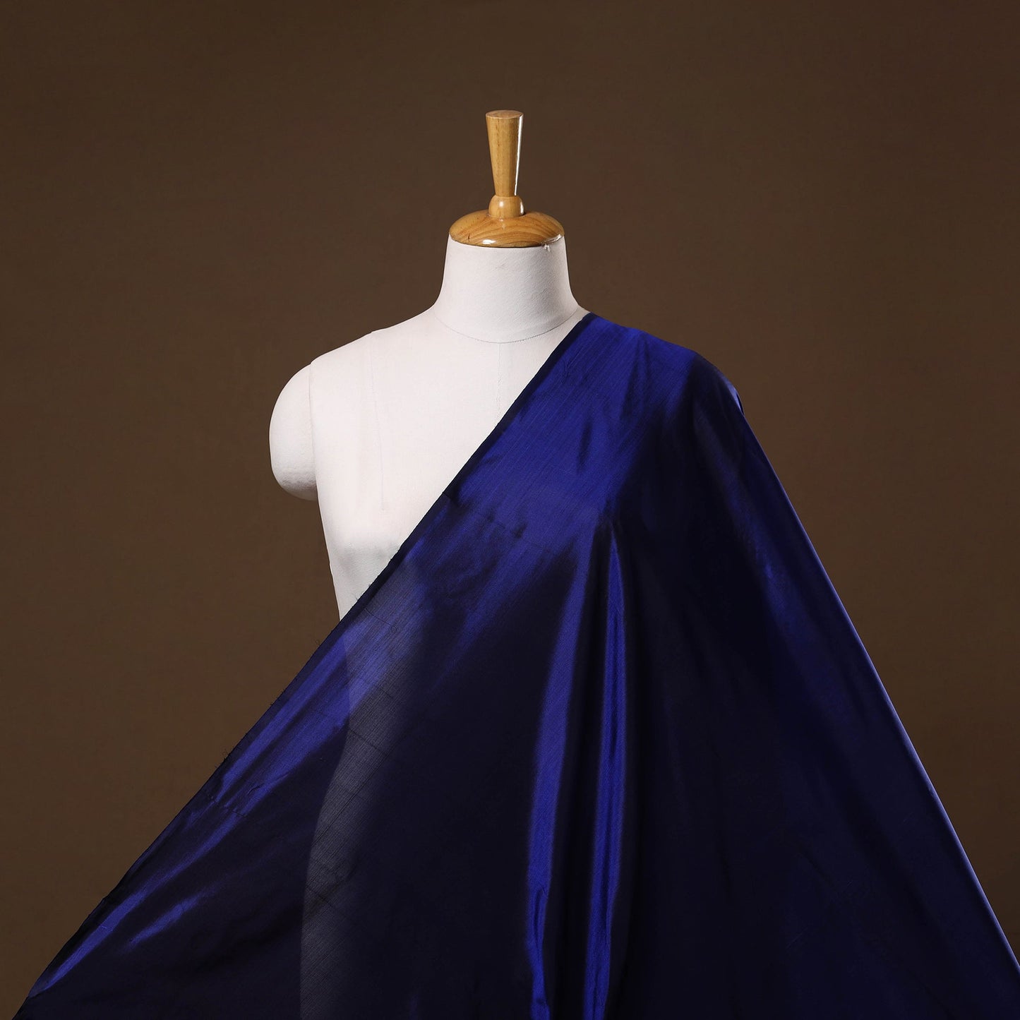 Pure bangalore silk natural dyed plain fabric 06