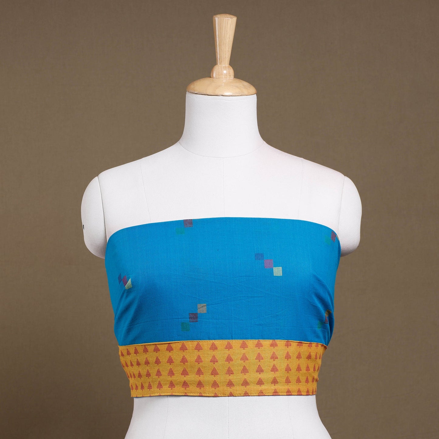 Buy Rangoli Jacquard Cotton Blouse Material Online at iTokri.com
