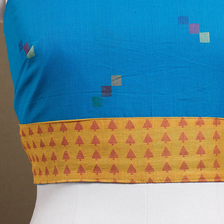 Buy Rangoli Jacquard Cotton Blouse Material Online at iTokri.com