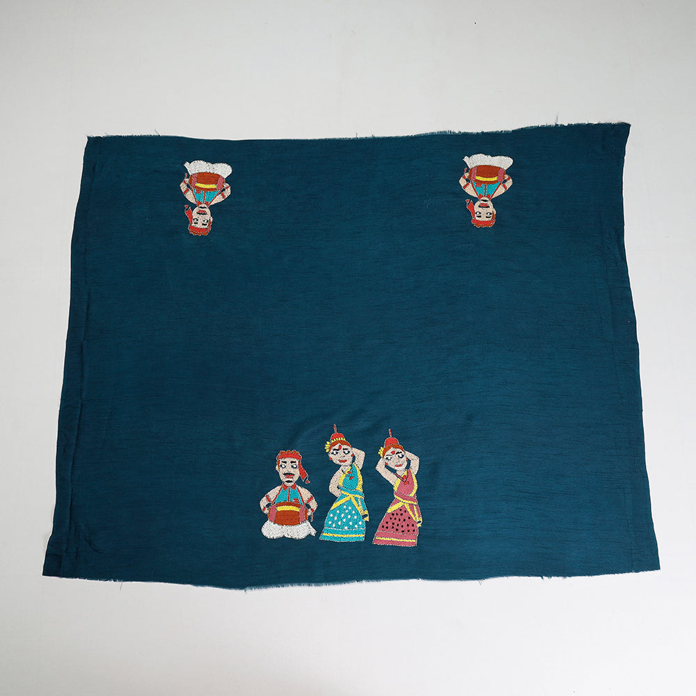Kantha Embroidery Blouse Piece
