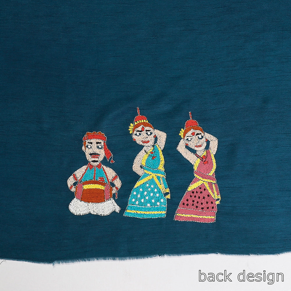 Kantha Embroidery Blouse Piece