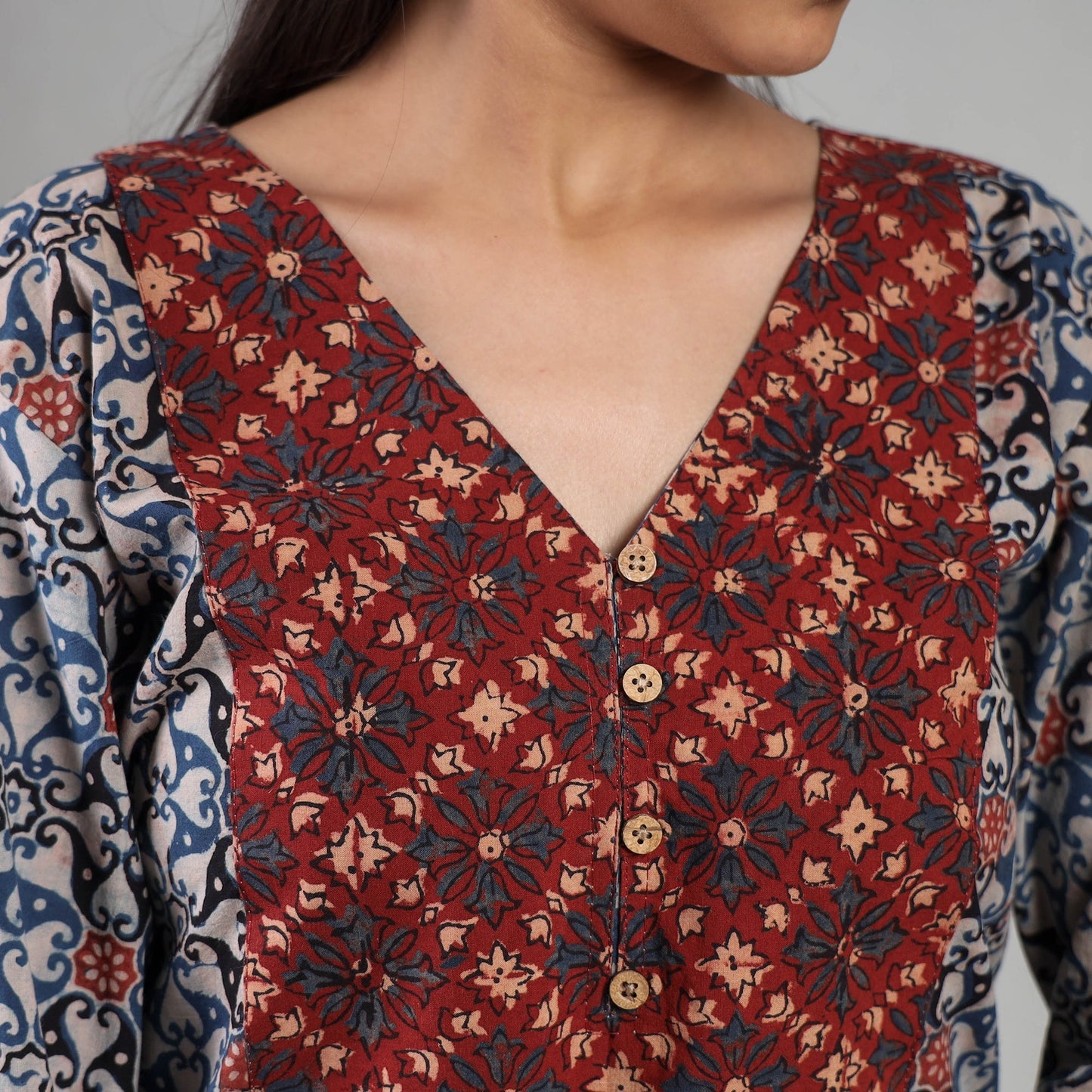 Ajrakh Kurta with Palazzo Set