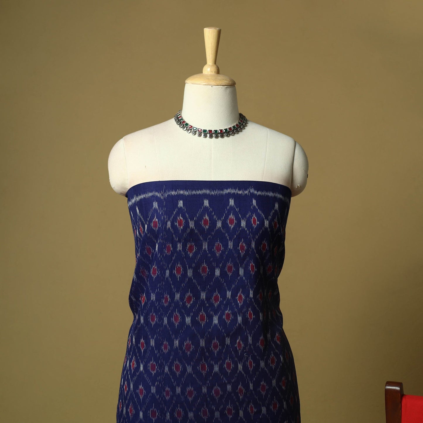 Sambalpuri ikat handloom cotton 3pc unstitched dress