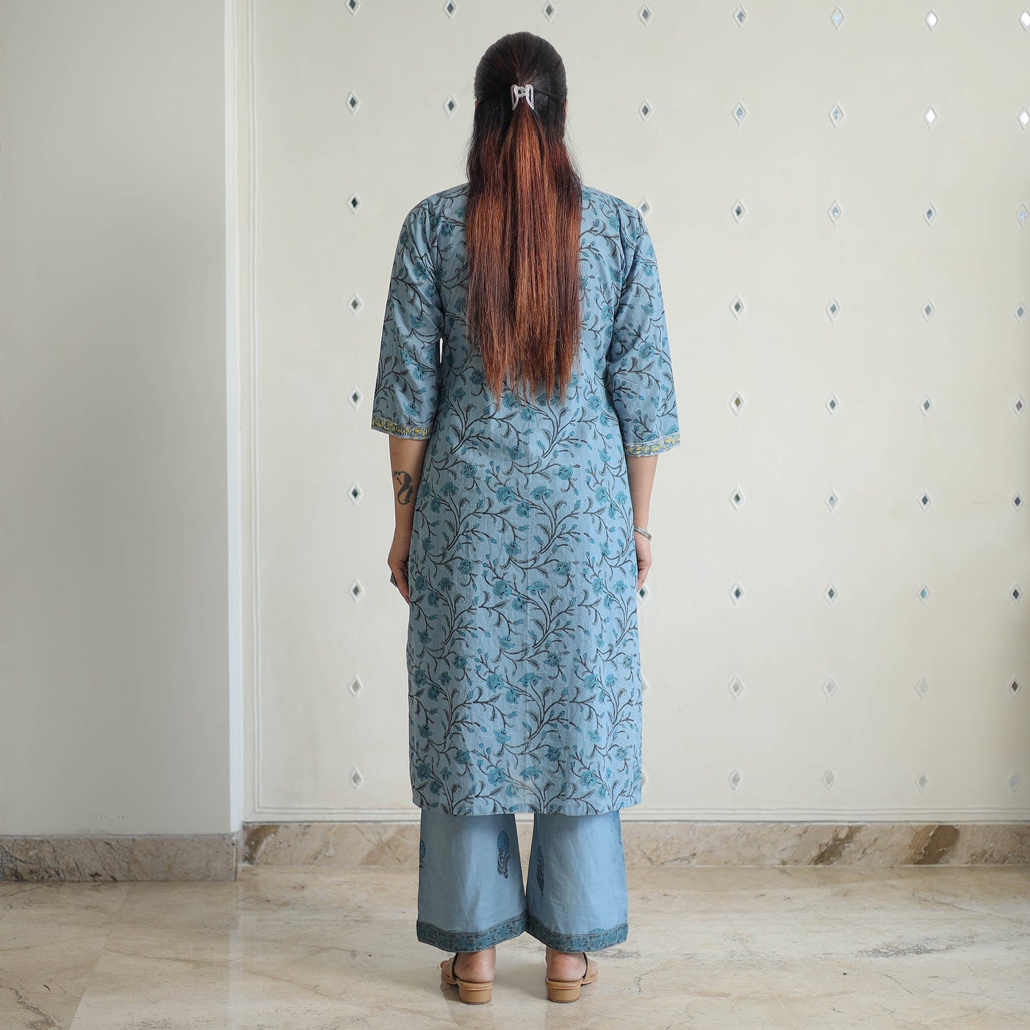 Sanganeri Block Print Suit Set Shop Now Online in India
