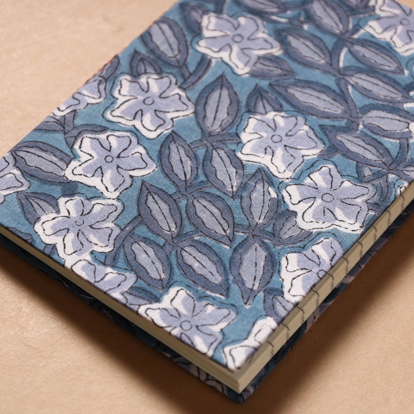 Sanganeri Fabric Cover Handmade Paper Notebook