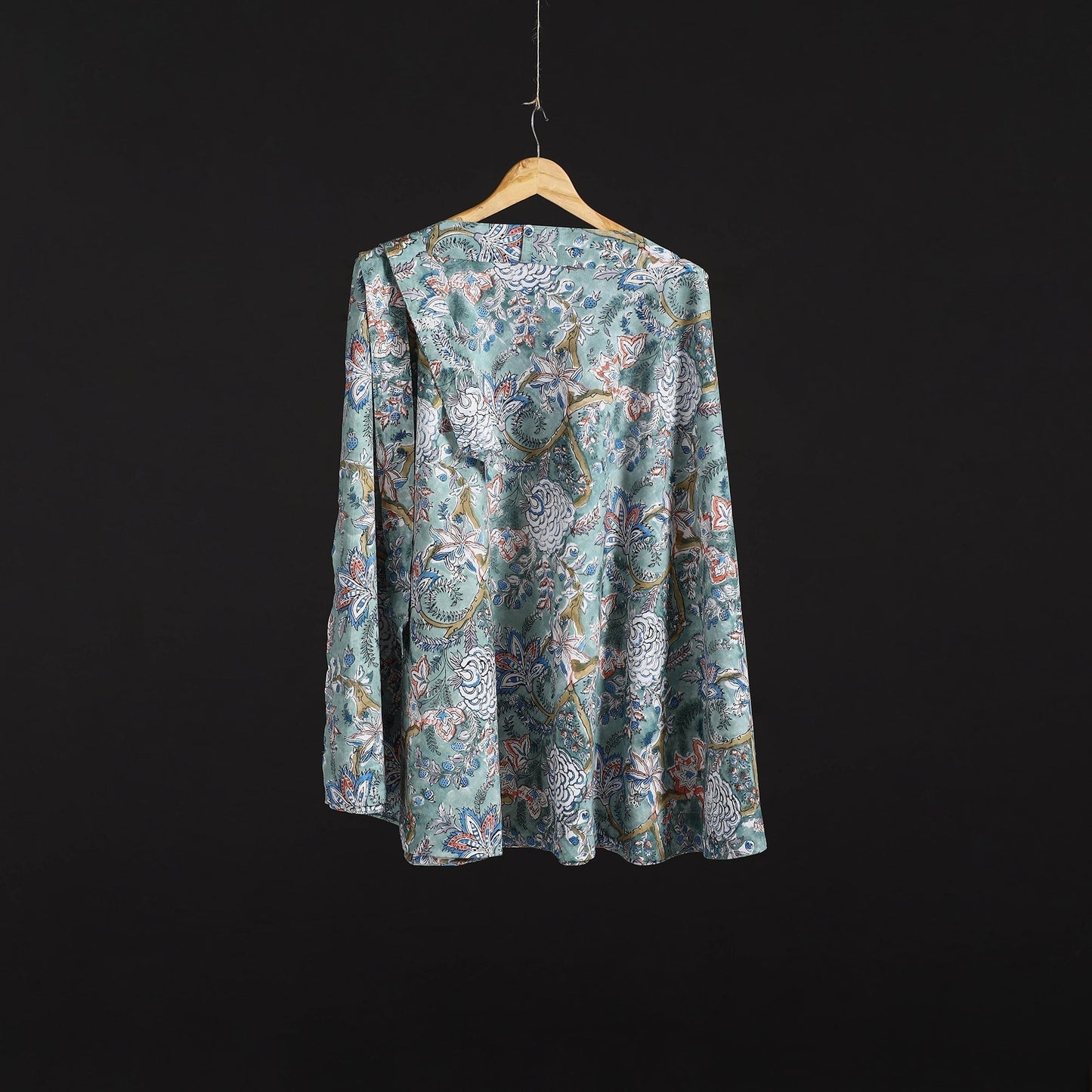 Sanganeri hand cotton wrap around skirt 73 - handcrafted