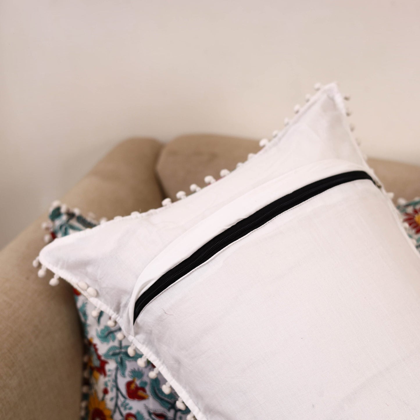 Sanganeri hand pillow covers (set of 2) 41 - handcrafted