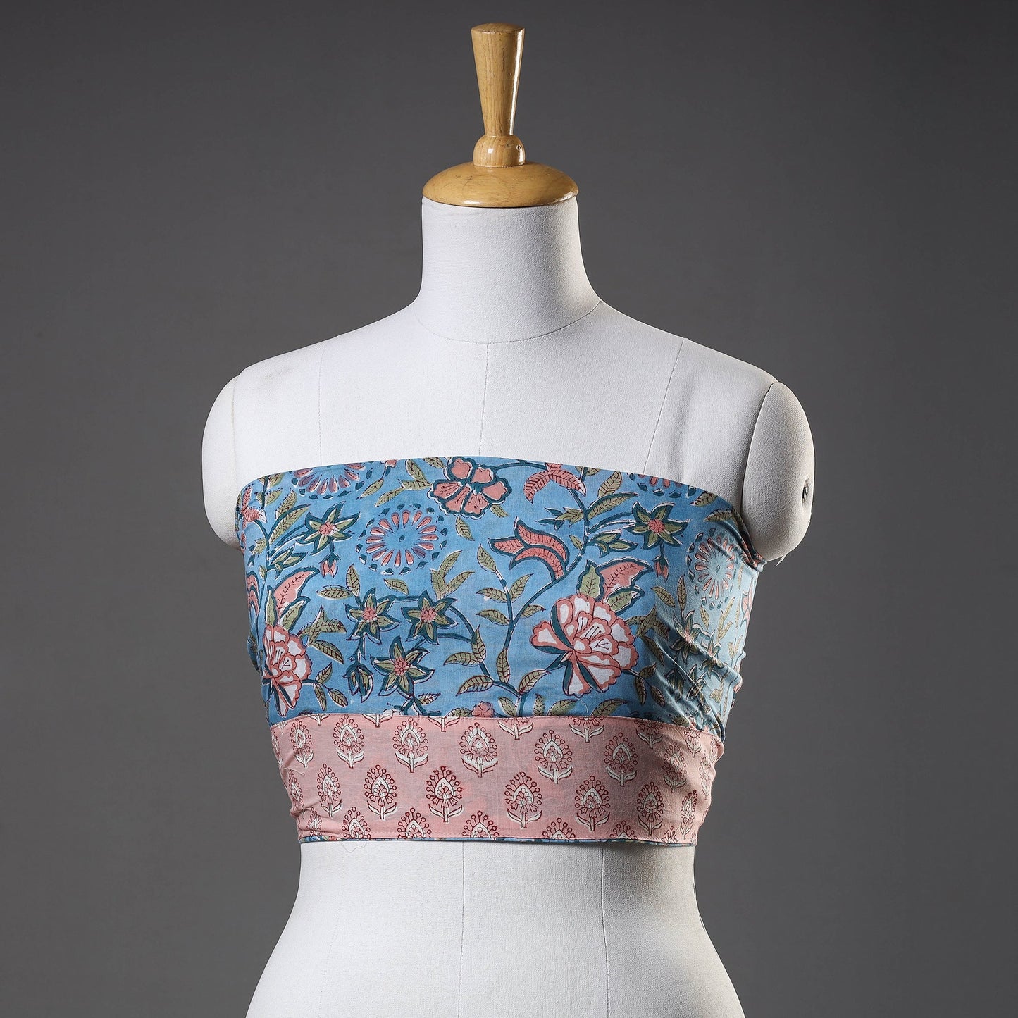 Block Printed Blouse Piece