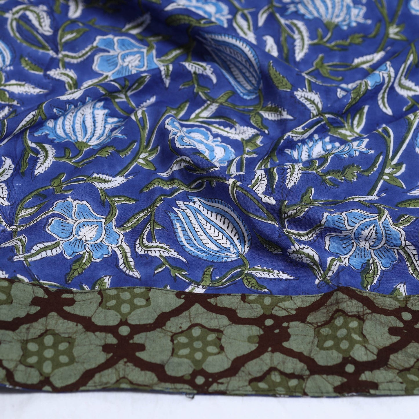 Buy Sanganeri Block Printed Cotton Blouse Piece