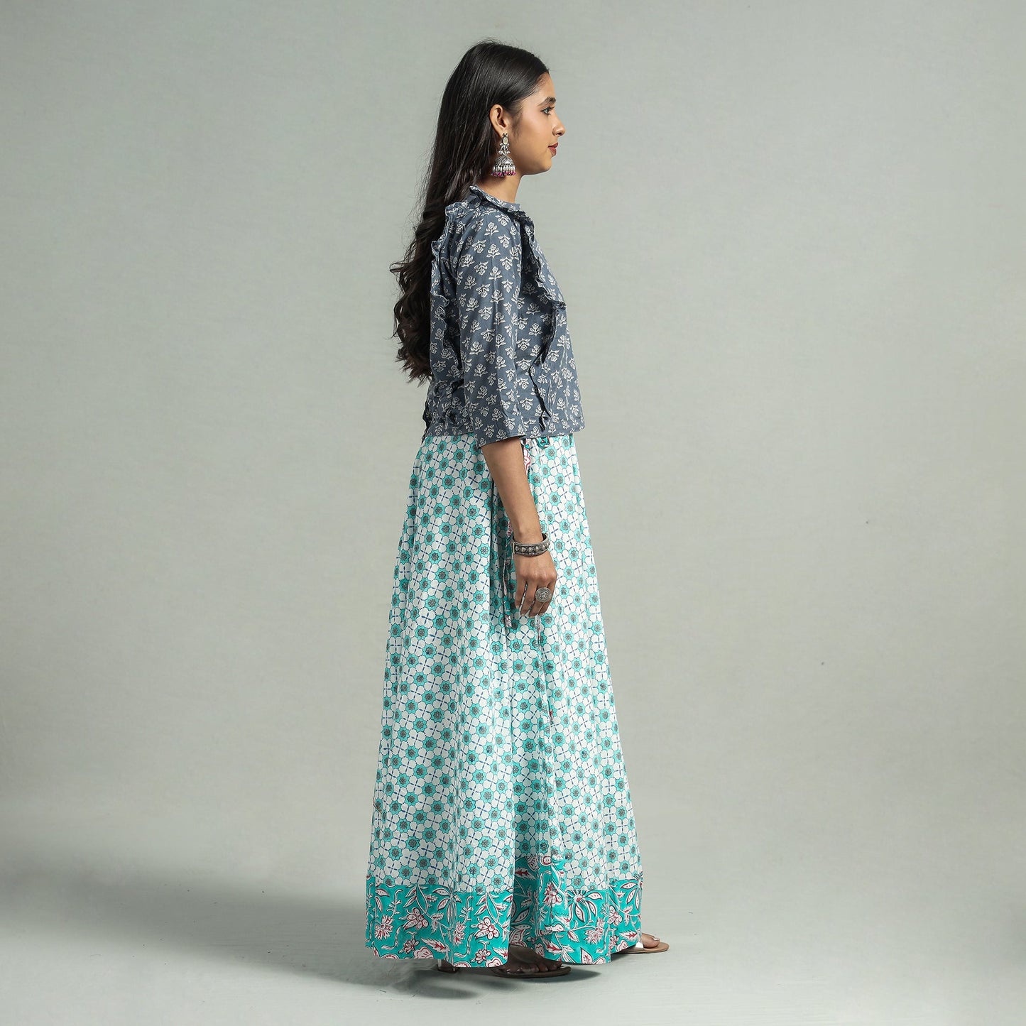 sanganeri cotton skirt