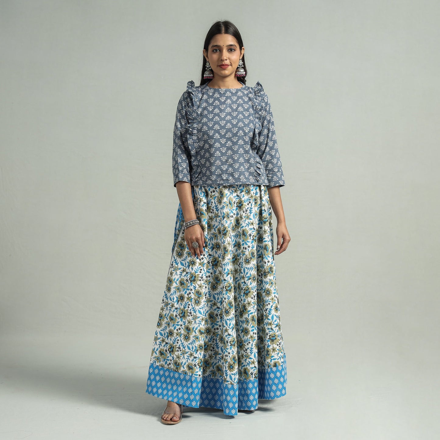 Sanganeri Skirt
