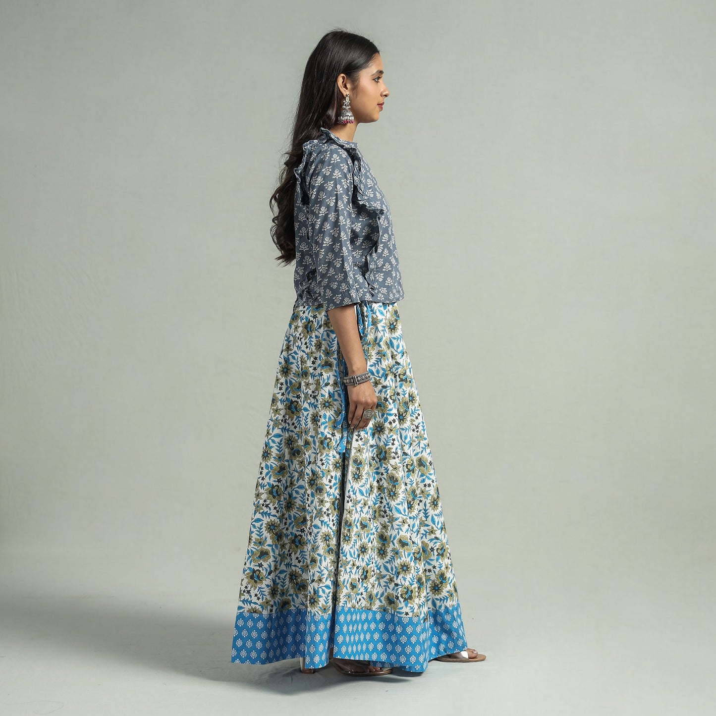 Sanganeri Skirt