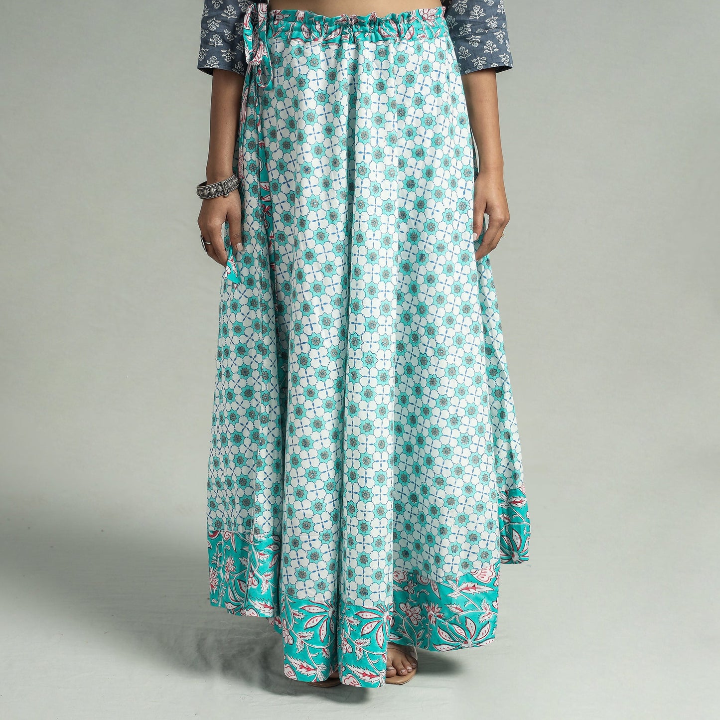 sanganeri cotton skirt