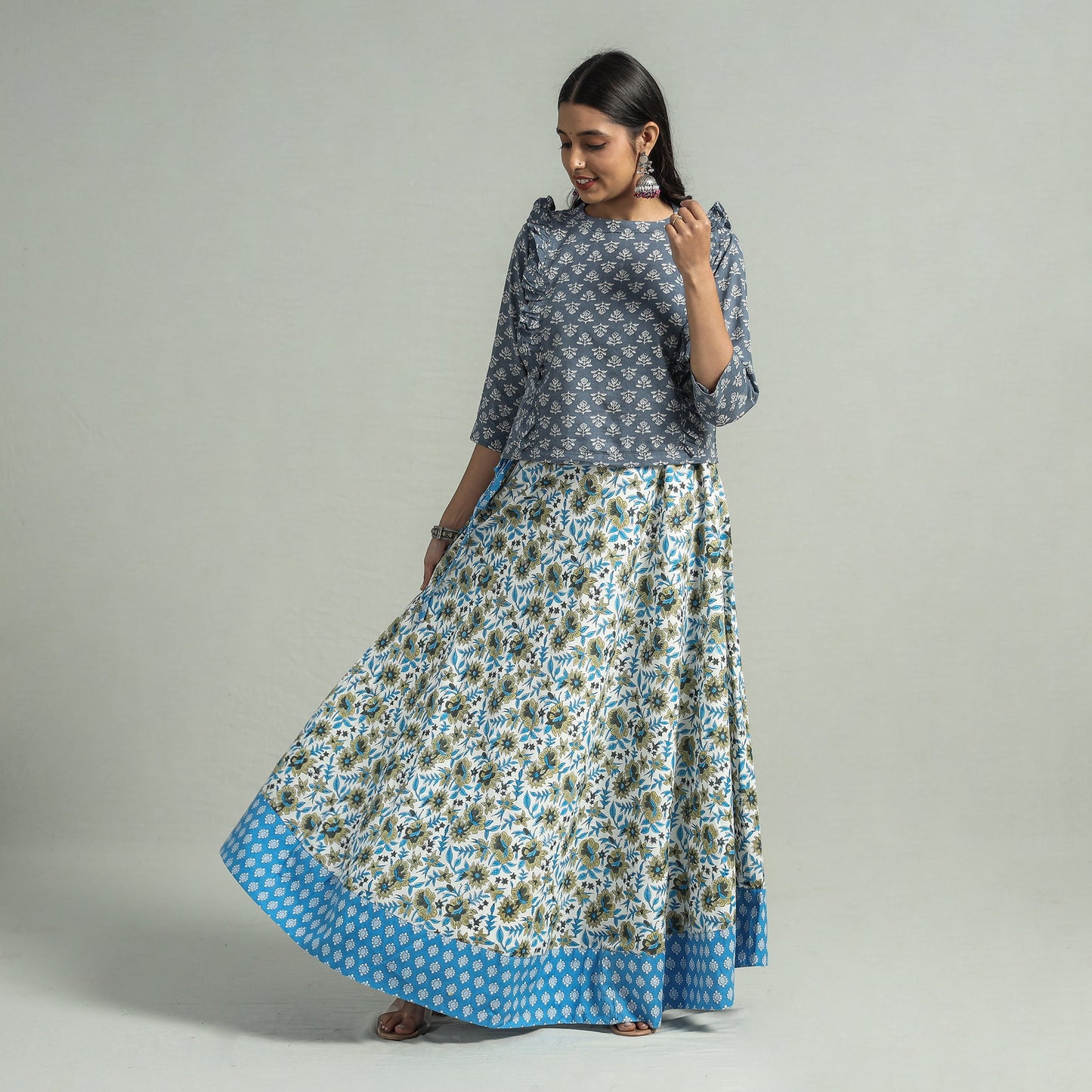 Sanganeri Skirt