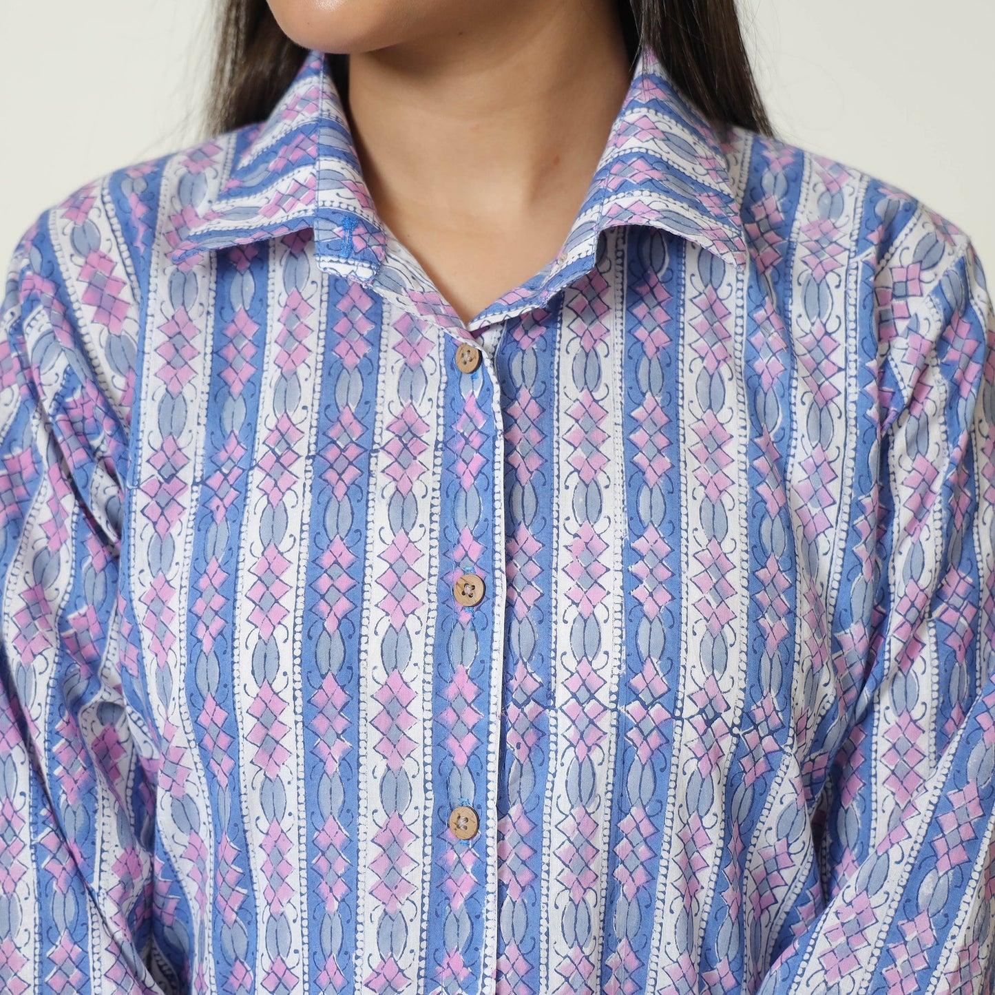 Buy Sanganeri Block Printed Cotton Night Suit Set 15 Online at iTokri.com