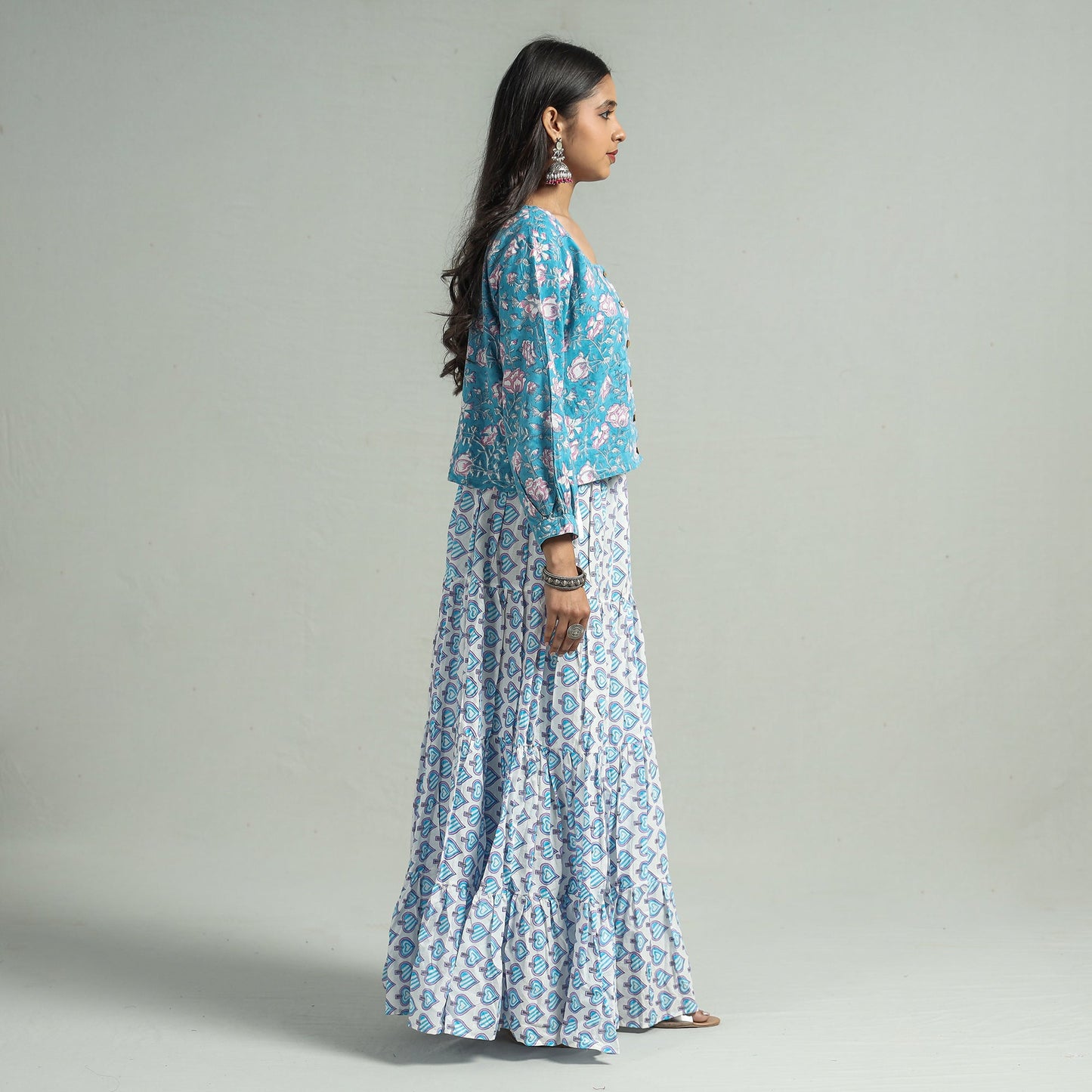sanganeri long skirt