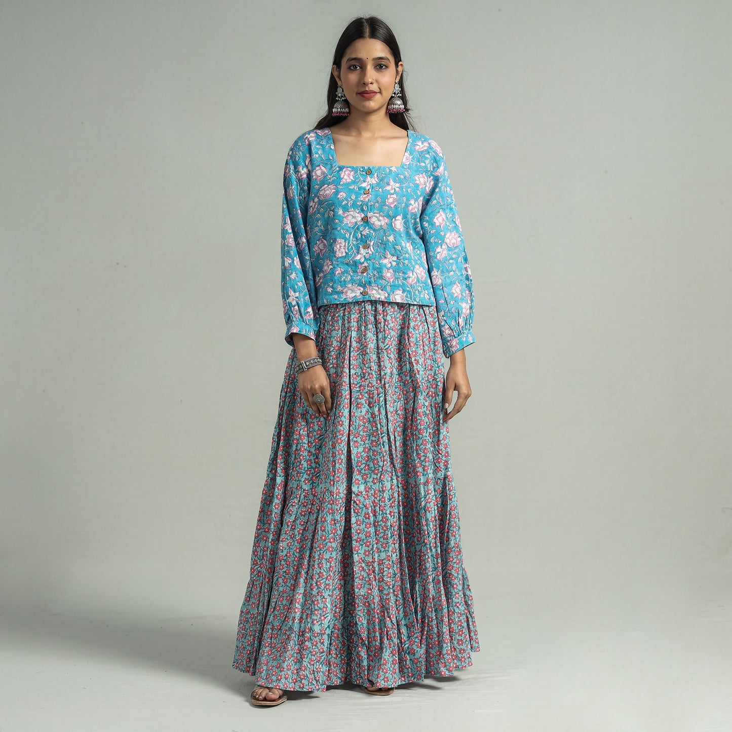 Sanganeri Long Skirt