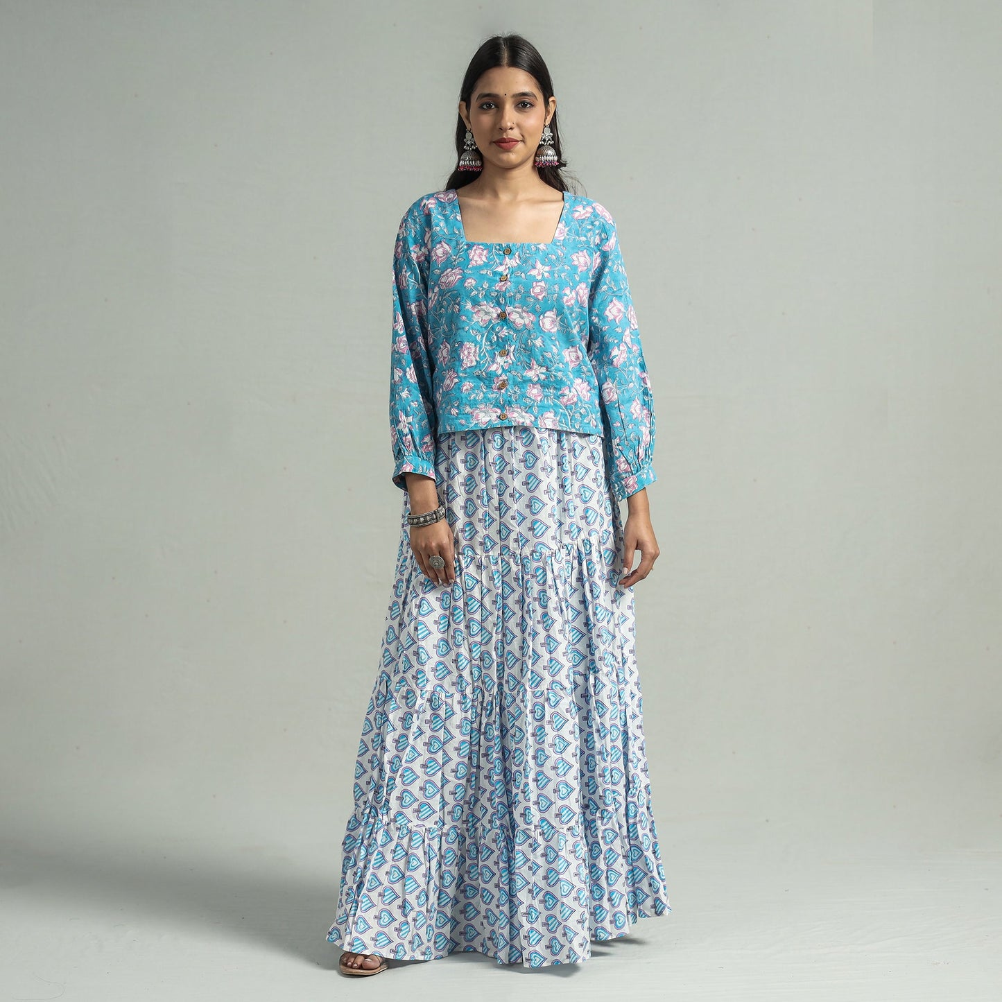 sanganeri long skirt
