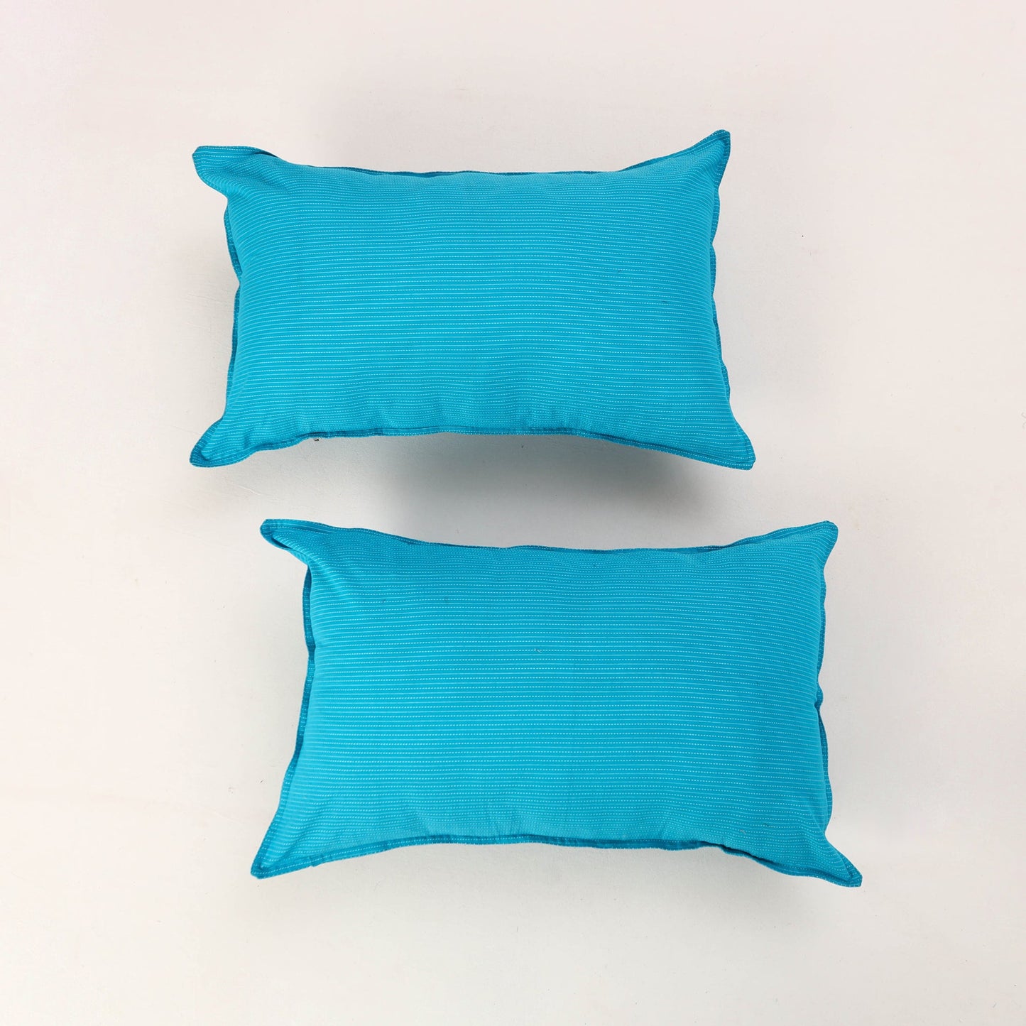 Blue - set of 2 kantha stitch cotton pillow covers 23
