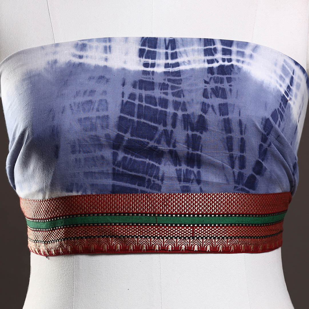 Buy Shibori Tie-Dye Cotton Blouse Piece