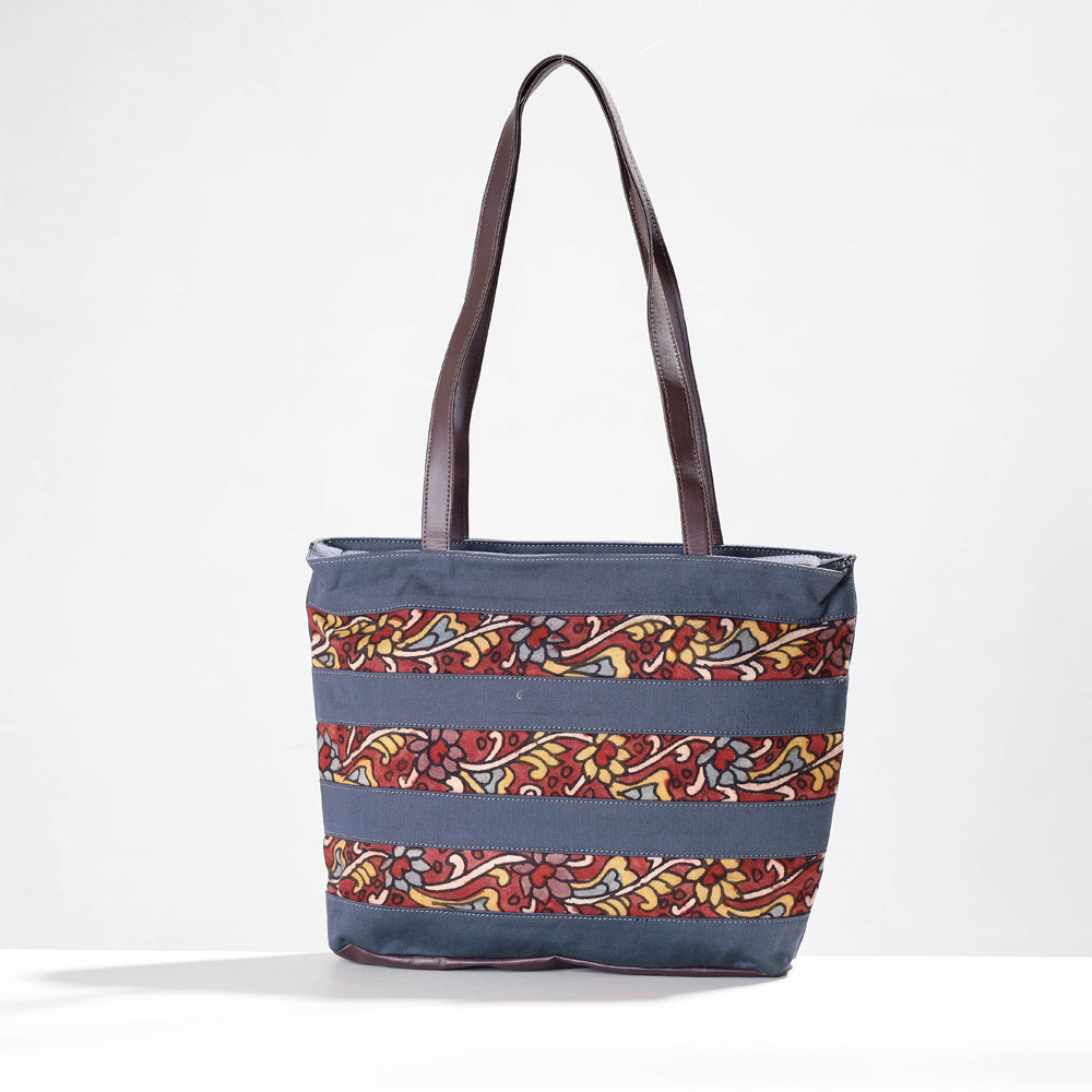 Shoulder Bag - Handpainted Kalamkari Natural Dyed Cotton