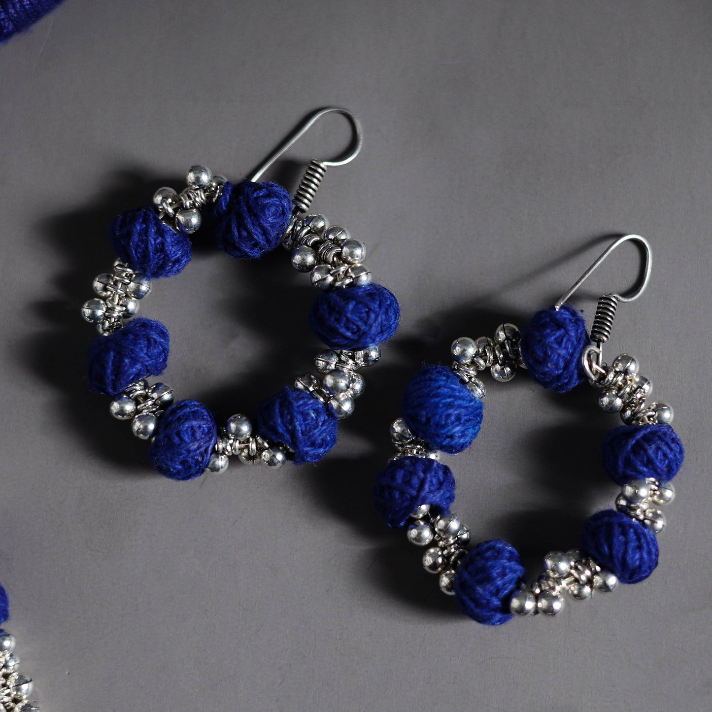 Thread Beads Handmade German Silver Necklace Set