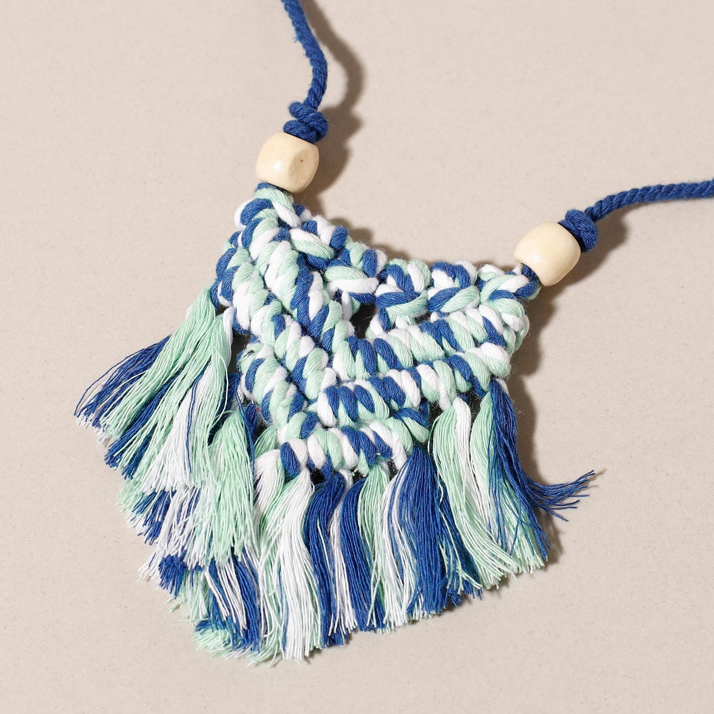 Buy Thread Work Handmade Macrame Necklace l iTokri.com