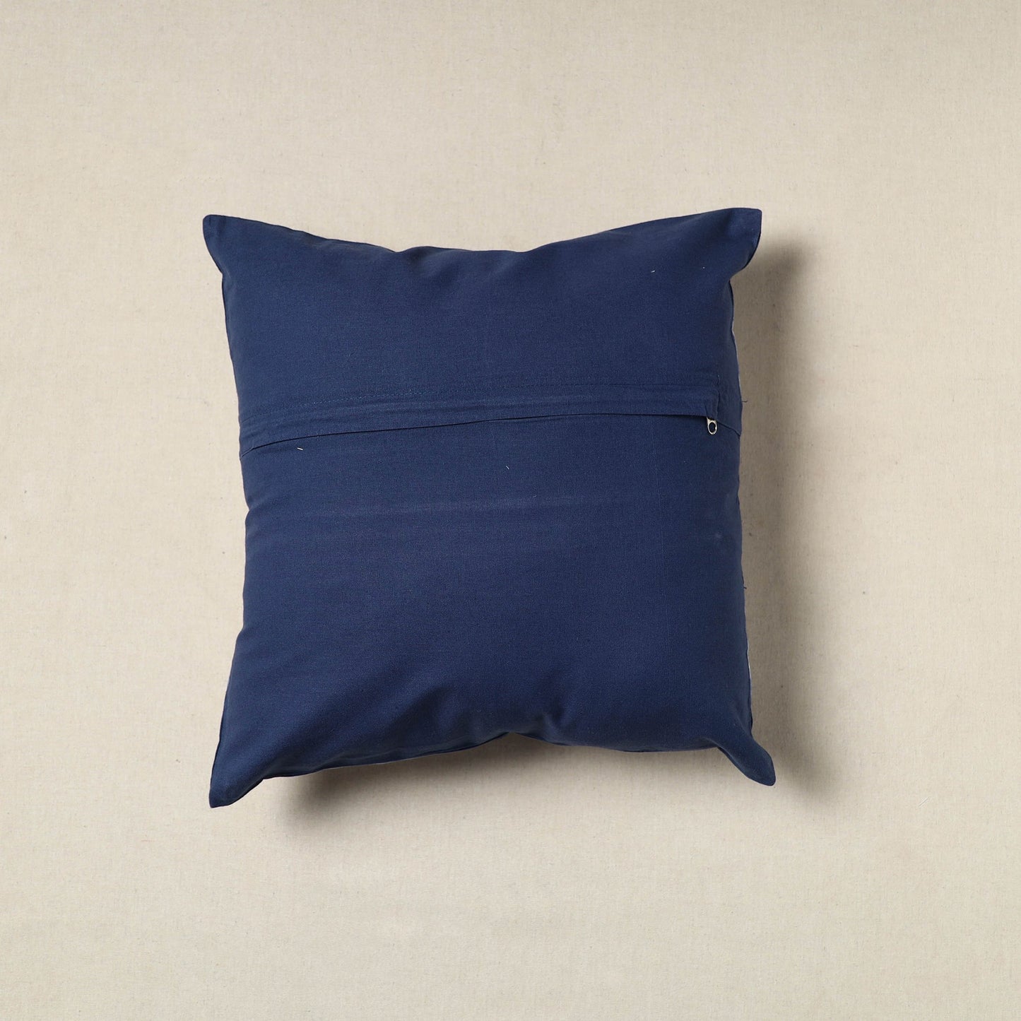 Blue Tie & Dye Cotton Shibori Cushion Cover