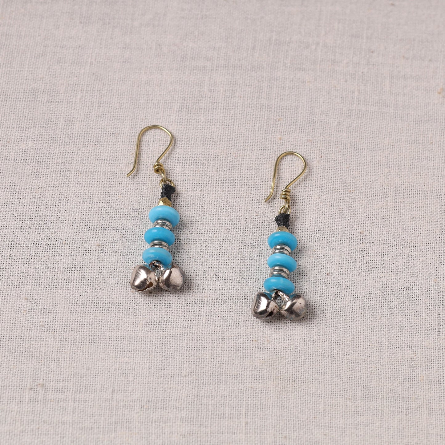 Tribal Odisha Dokra Thread Work Earrings