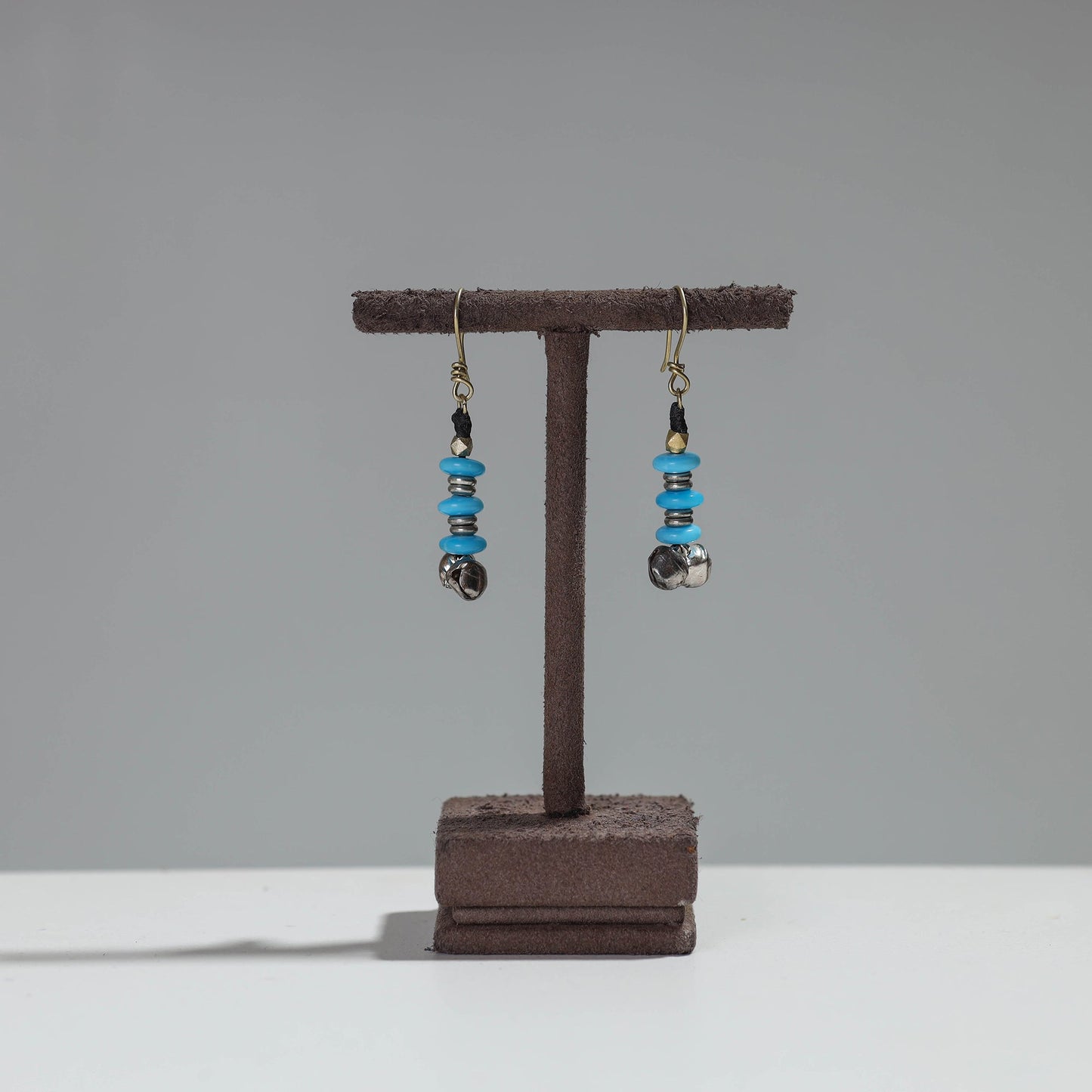 Tribal Odisha Dokra Thread Work Earrings