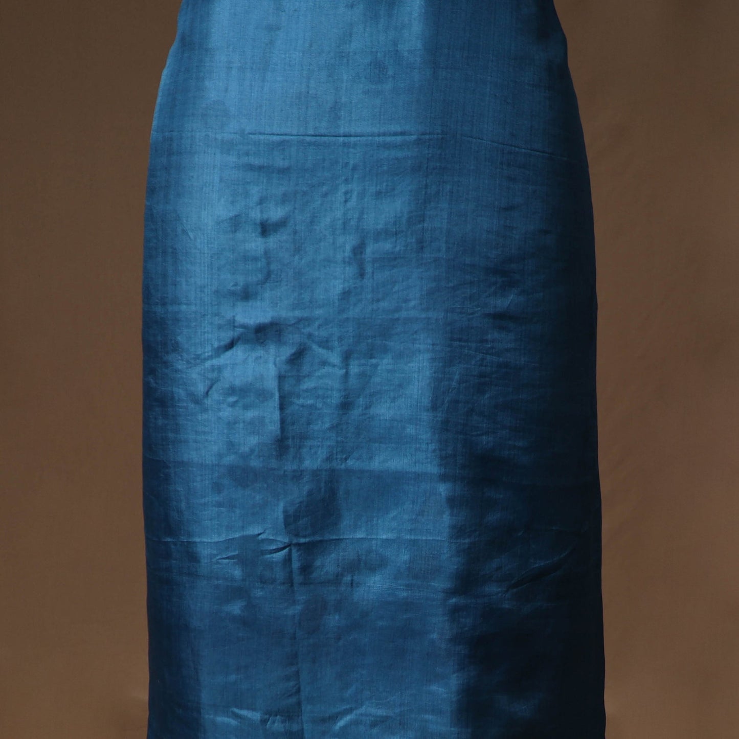 Vidarbha tussar silk handloom plain 2pc unstitched dress