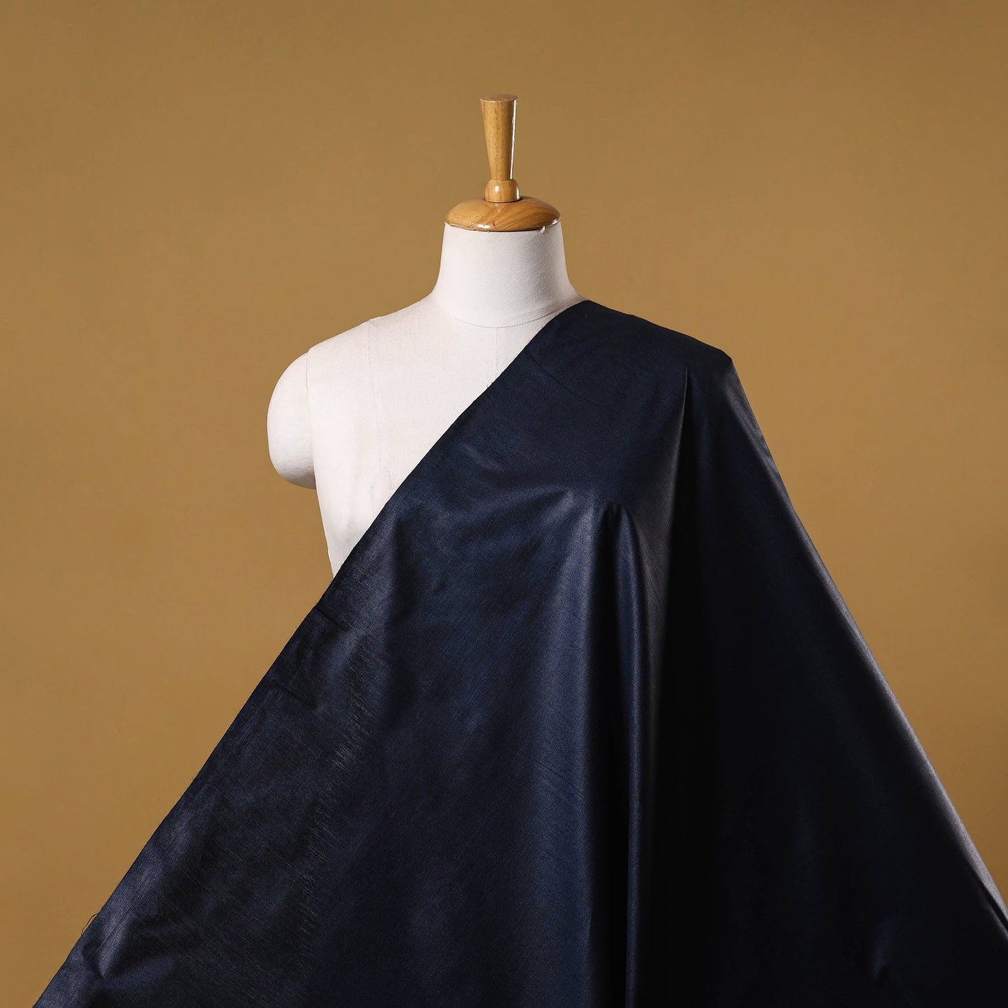 Vidarbha tussar x muga silk handloom plain fabric 11