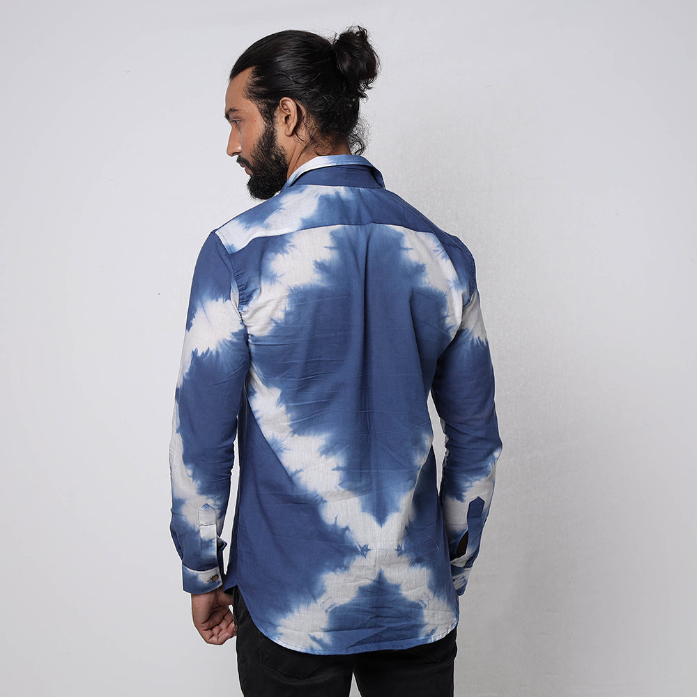 Shibori men shirt