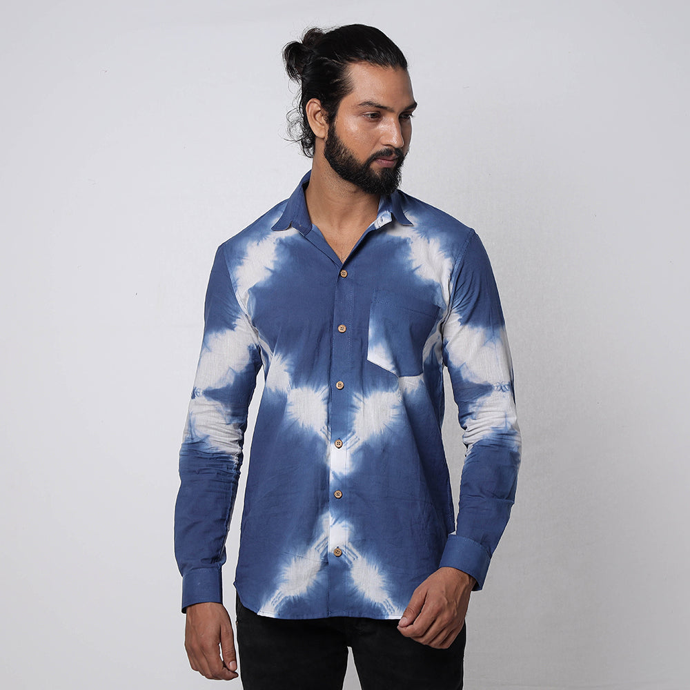 Shibori men shirt