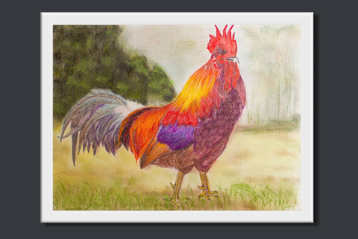 Handpainted Art Work On Canvas by Meenakshi Ratnakar