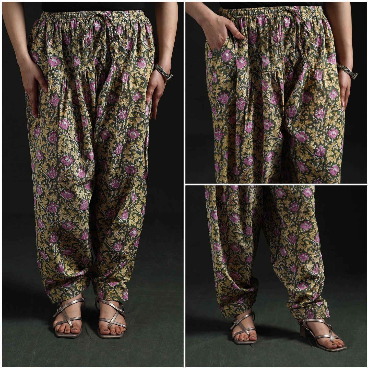 Hand Block Print Cotton Sanganeri Salwar 06