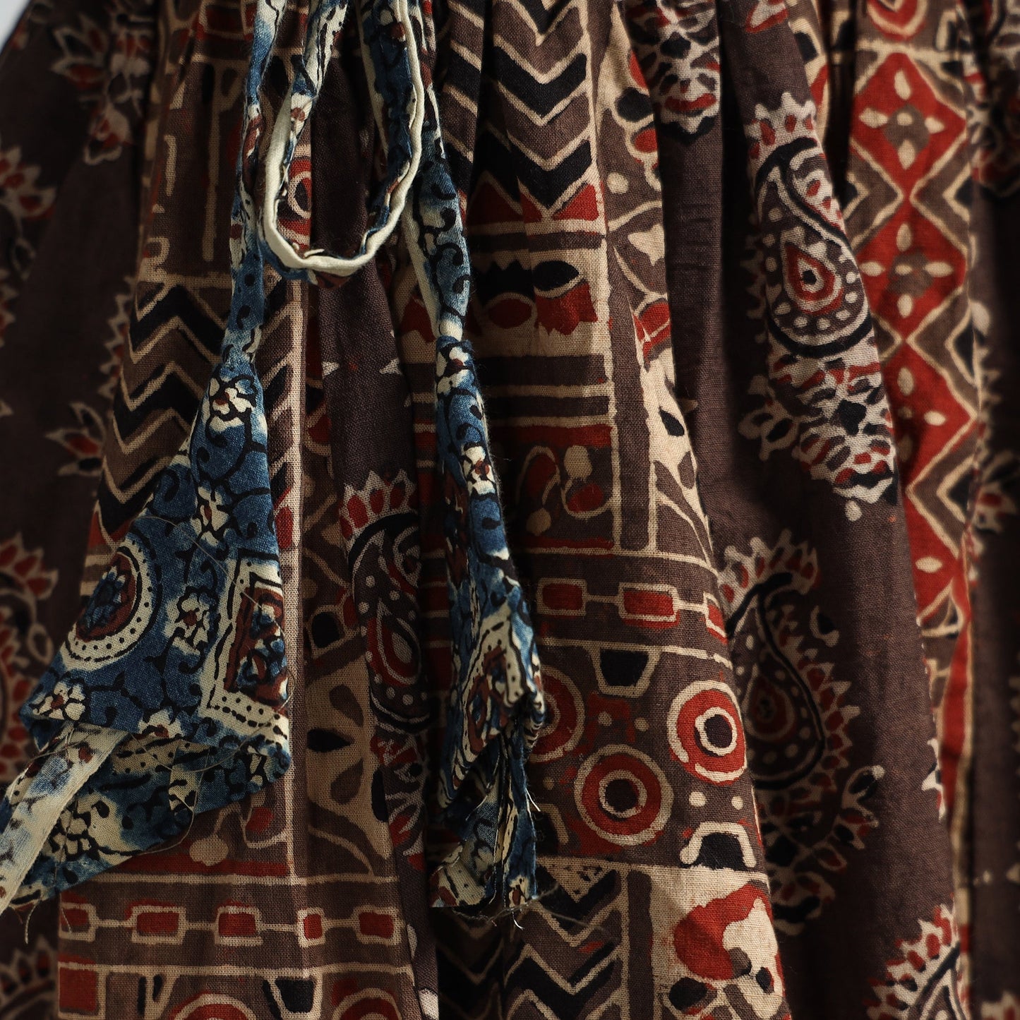 ajrakh long skirt