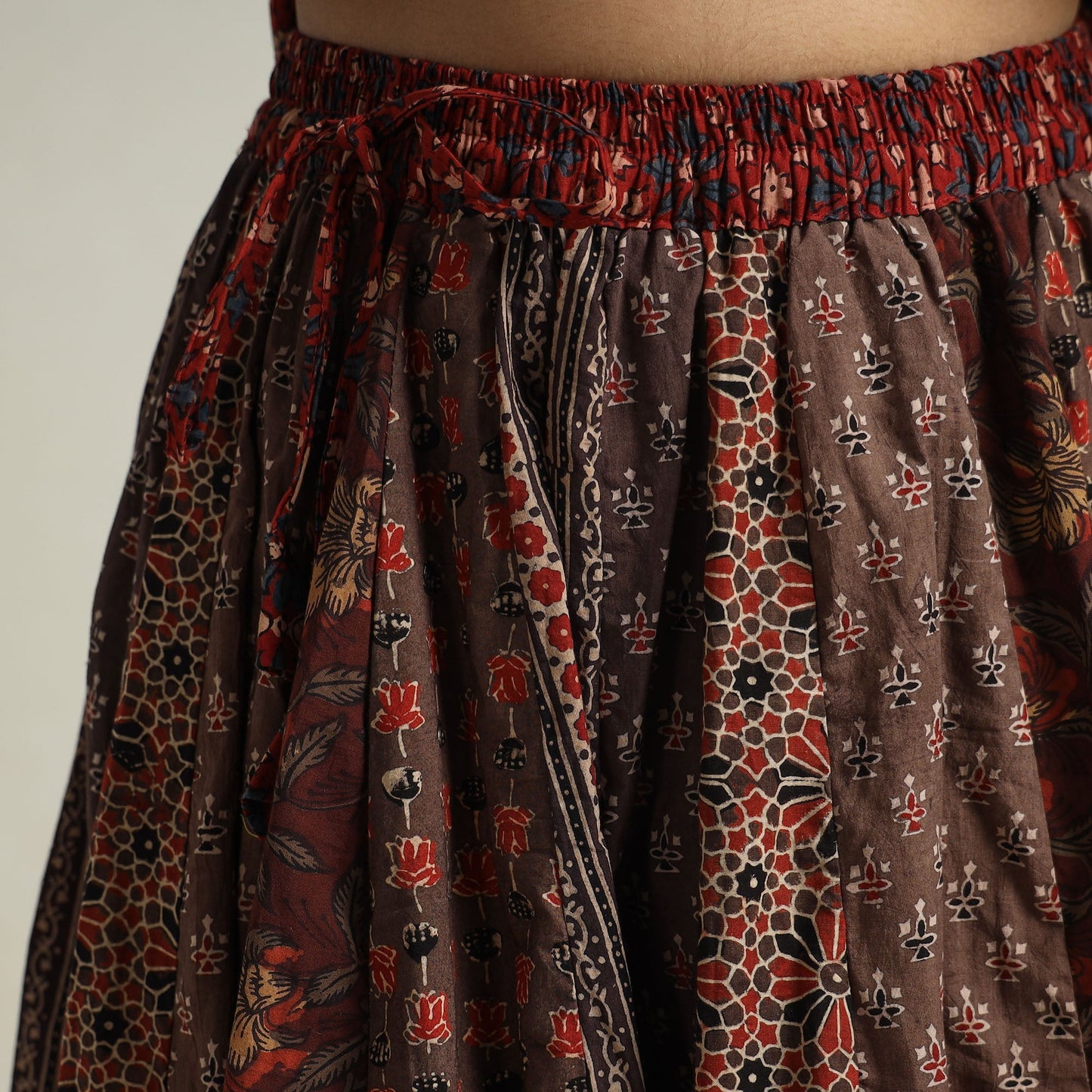 Ajrakh Patchwork Skirt