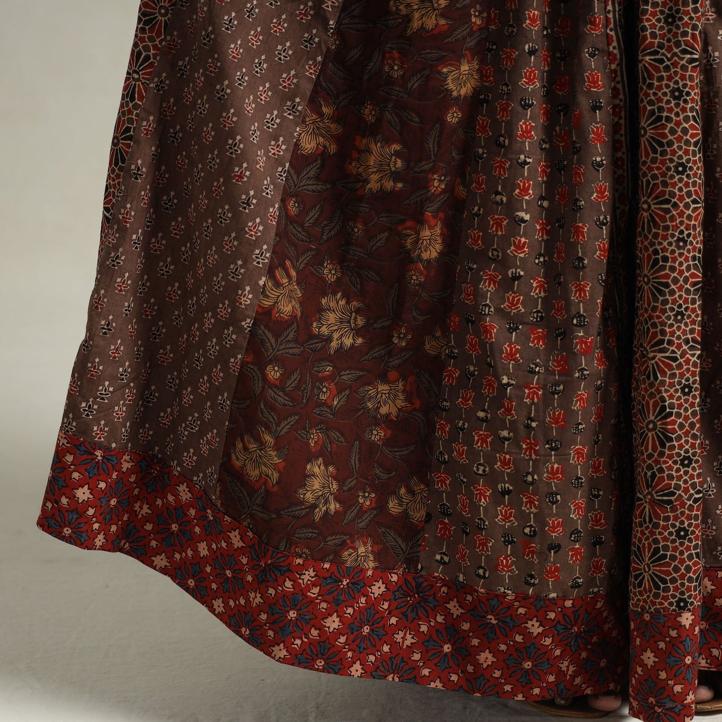 Ajrakh Patchwork Skirt